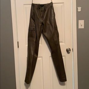 Adrienne Vittadini leather pants